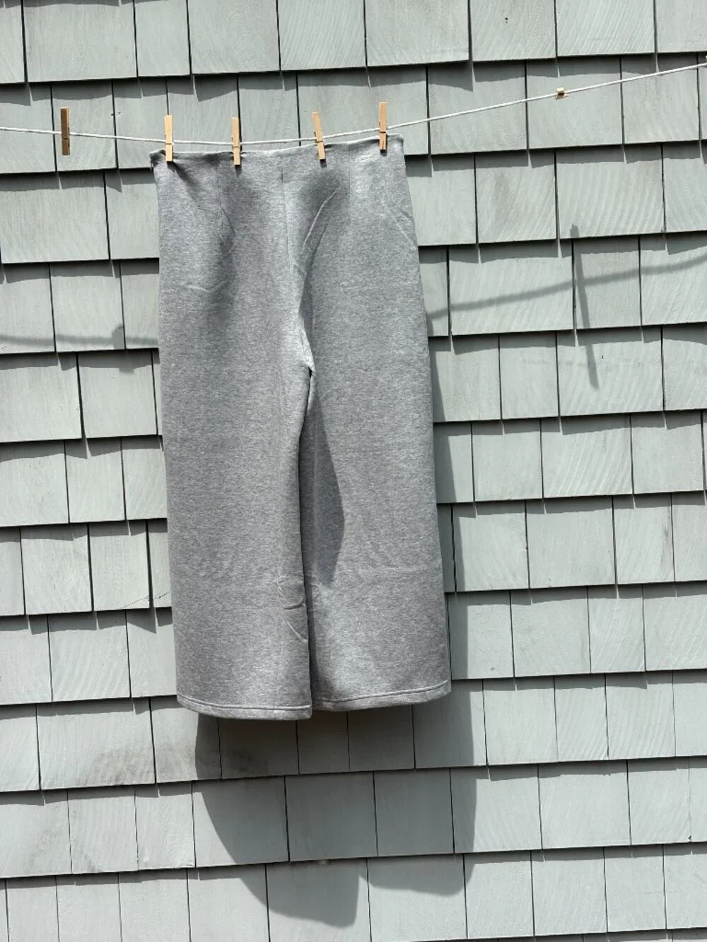 Mango MNG Medium Grey Wide Leg Pants | Size Large | New with Tags